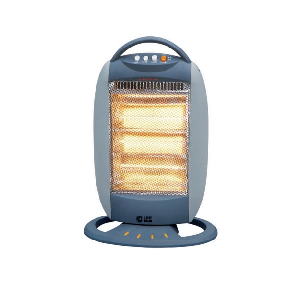 Stufa Alogena Oscillante 400/800/1200W - 3 Selezioni di Temperatura e Sicurezza
