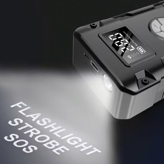 LOSTECH PREMIUM LS-BOOST03 AVVIATORE DI EMERGENZA PER AUTO CON COMPRESSORE / 8000mAh