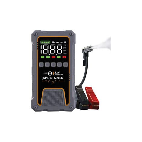 Q.TA' 1 AVVIATORE DI EMERGENZA P/AUTO 12000MAH C/COMPRES.