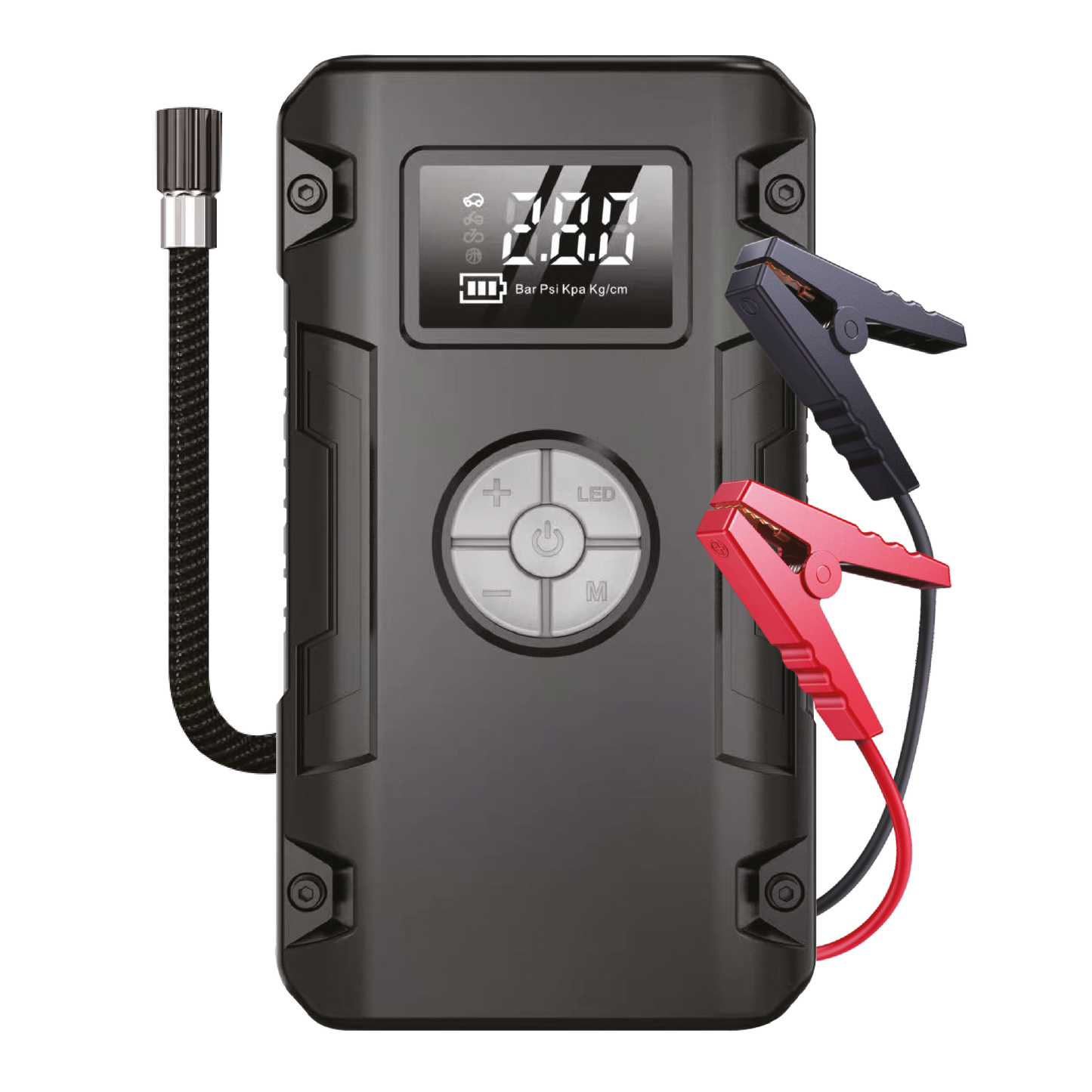 LOSTECH PREMIUM LS-BOOST03 AVVIATORE DI EMERGENZA PER AUTO CON COMPRESSORE / 8000mAh