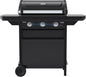 Campingaz Barbecue a Gas Compact 3L Dualgas | 7,5 kW | Carrello Grill a Gas con 3 bruciatori | Sistema a Doppia Alimentazione: Gas Naturale e GPL | Coperchio con termometro | Vassoio raccogli Grasso