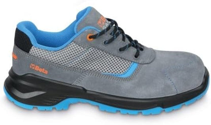 BETA 7200BP - Scarpe Basse Basic Plus in Pelle Scamosciata con Inserti in Mesh