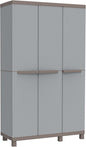 Terry, C-Rattan 102a, Multifunctional Indoor Outdoor Cabinet, Three Rattan-Effect Doors, 2 Separate Internal Compartments. Material: Plastic, Dimensions: 102x39x170 cm