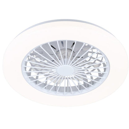 Ventilatore da soffitto FANNY pale trasparenti, struttura bianco ø 48.5 cm