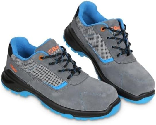 BETA 7200BP - Scarpe Basse Basic Plus in Pelle Scamosciata con Inserti in Mesh