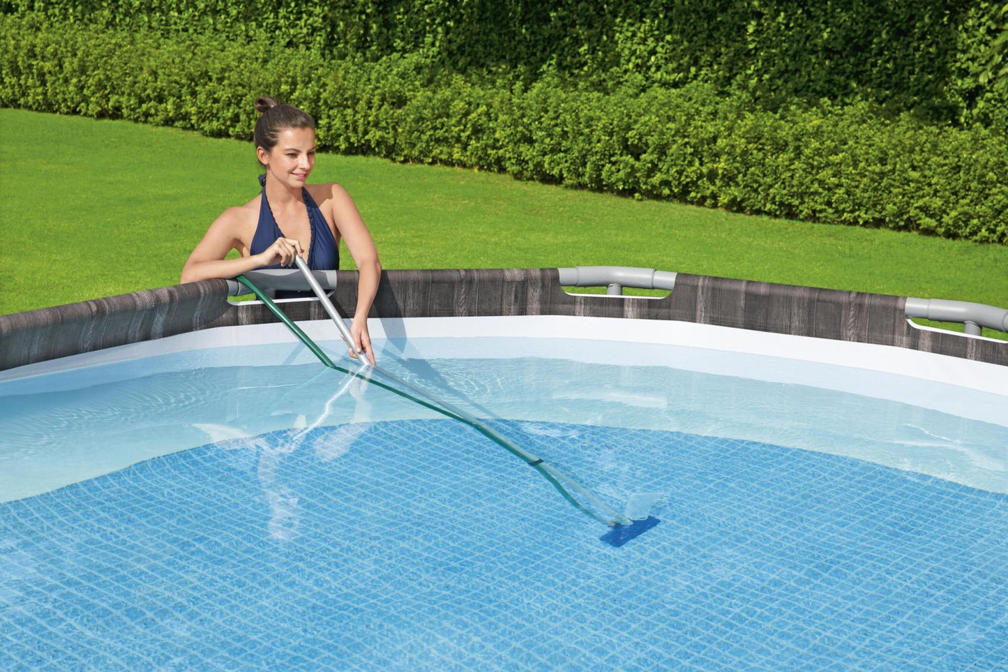 Kit pulizia piscina da 203 cm blu