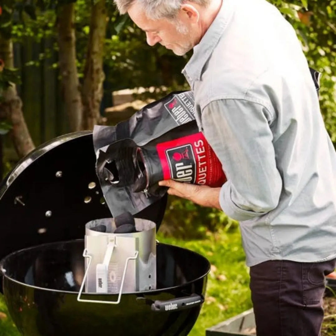 Bricchetti di Carbone 100% Naturali - Formati 4 kg e 8 kg | Weber