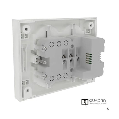 Multipresa Incasso Quadra con 4 Prese Bipasso Schuko e 2 USB-C | Electoline