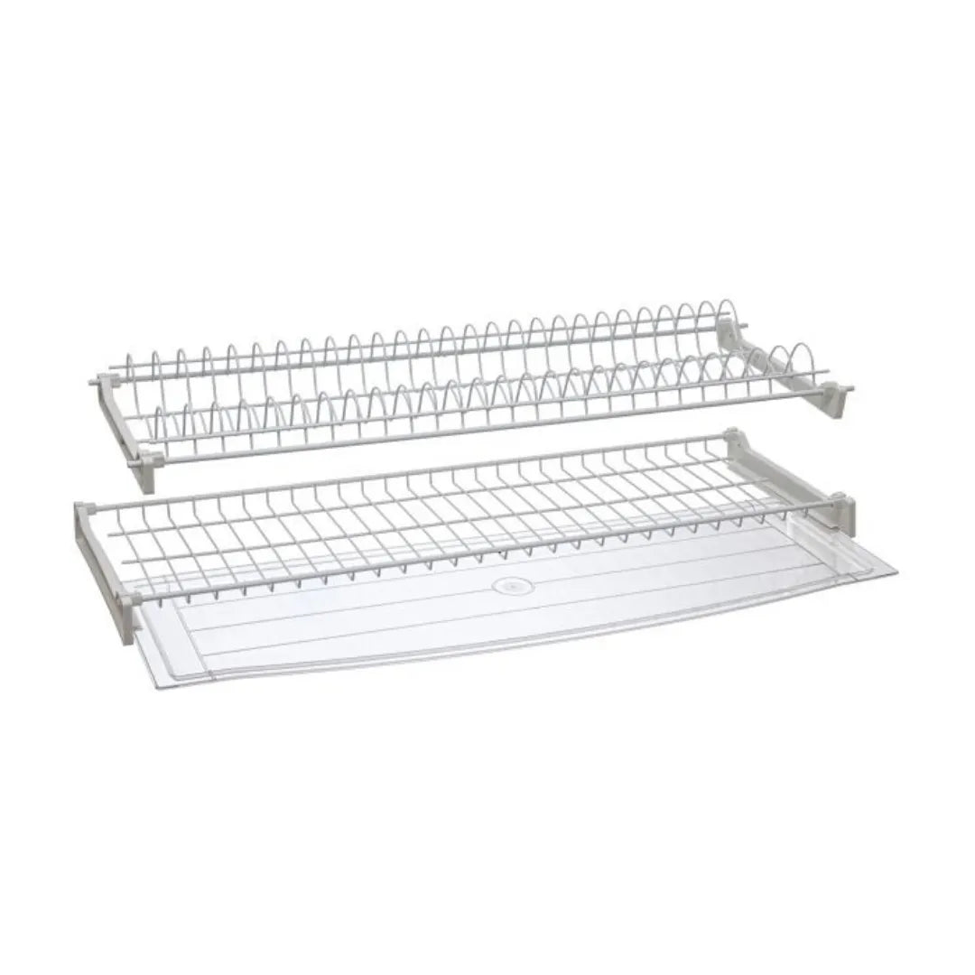 Scolapiatti da Incasso Cromo con Vaschetta 76-86 cm | Aprovitola Store