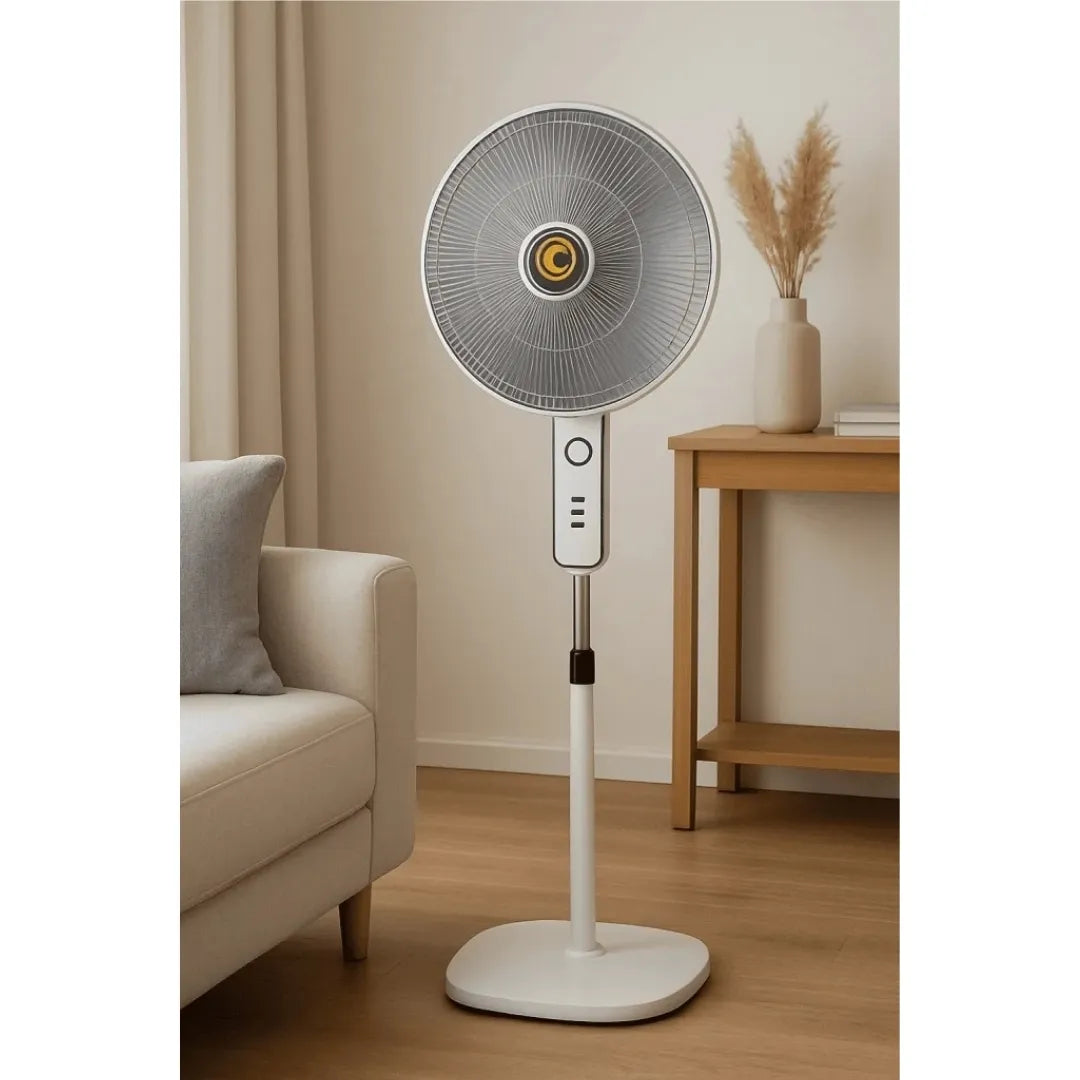 Stufa a Parabola Carbon Crystal 900W con Piantana | CLINE