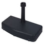 BASE PLASTICA PER OMBRELLONE A PARETE – Antracite, Tubo Ø 38 mm, Slim e Stabile