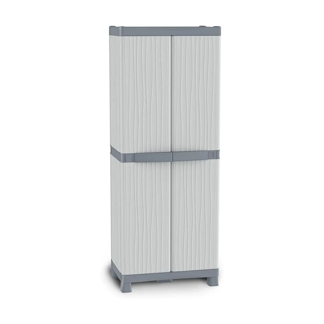 Armadio in Polipropilene Terry Wave 2 Ante 70x44x181 cm Tutto Piani | Eco Friendly