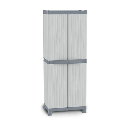 Armadio in Polipropilene Terry Wave 2 Ante 70x44x181 cm Tutto Piani | Eco Friendly