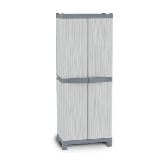 Armadio in Polipropilene Terry Wave 2 Ante 70x44x181 cm Tutto Piani | Eco Friendly