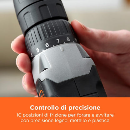 Trapano Avvitatore 18V BCD001C1-QW | Black+Decker