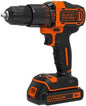 BLACK+DECKER BDCHD18S32 trapano a percussione senza fili 18 V – 32 accessori + Borsa di stoccaggio, 18 V, Orange, Set di 2 pezzi
