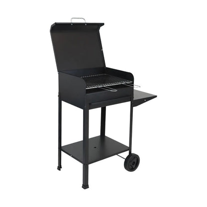 Barbecue in Acciaio Vanessa 50x40x90 cm con Coperchio e Ripiano | Aprovitola Store