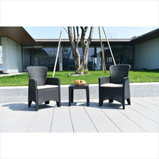 C SET 3 PZ SALOTTINO GRAFITE BALCO URBAN