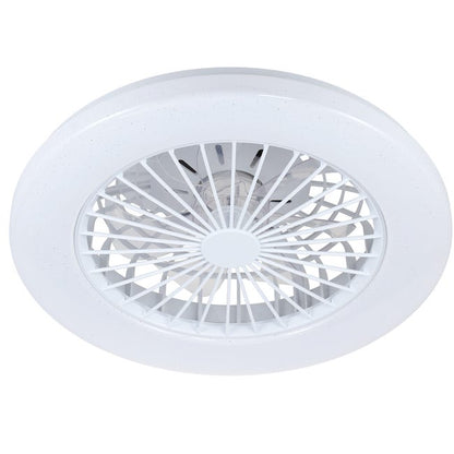 Ventilatore da soffitto FANNY pale trasparenti, struttura bianco ø 48.5 cm