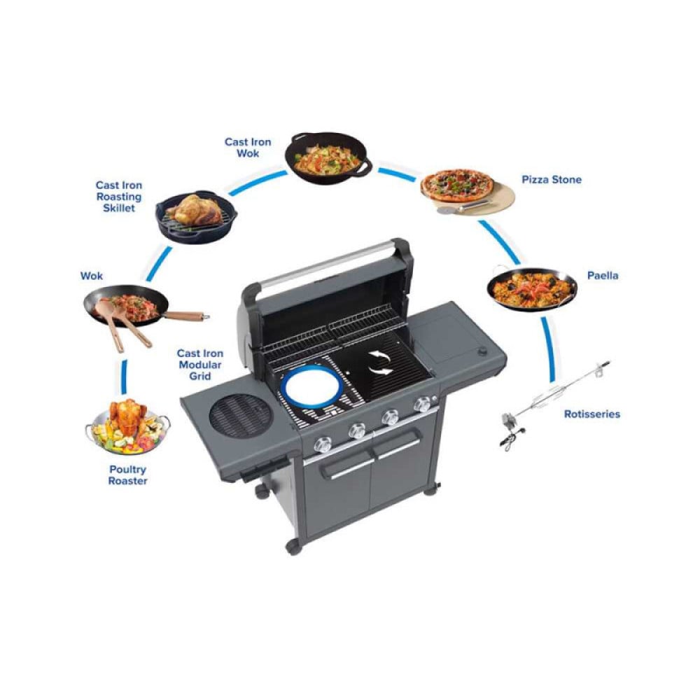 BARBECUE A GAS - CAMPINGAZ SELECT 3 EXSD DUAL GAS