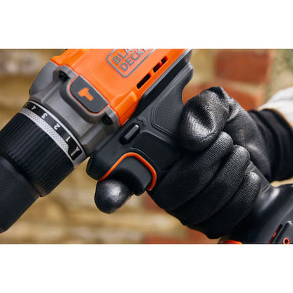 Trapano avvitatore con percussione 45Nm 18V BLACK+DECKER BCD383D2XK-QW
