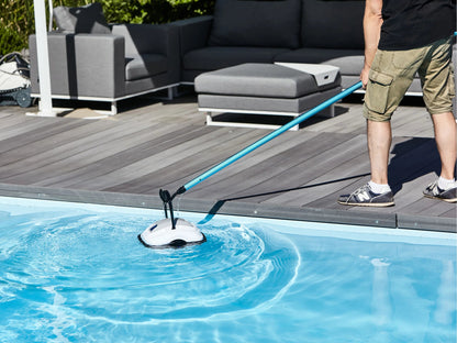 Robottino "Sirena" puliscifondo per piscina automatico con ruote, fino a 50 minuti di autonomia