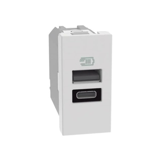 Presa USB MatixGO 1 Modulo Tipo A e C 15W JW4191AC | BTicino