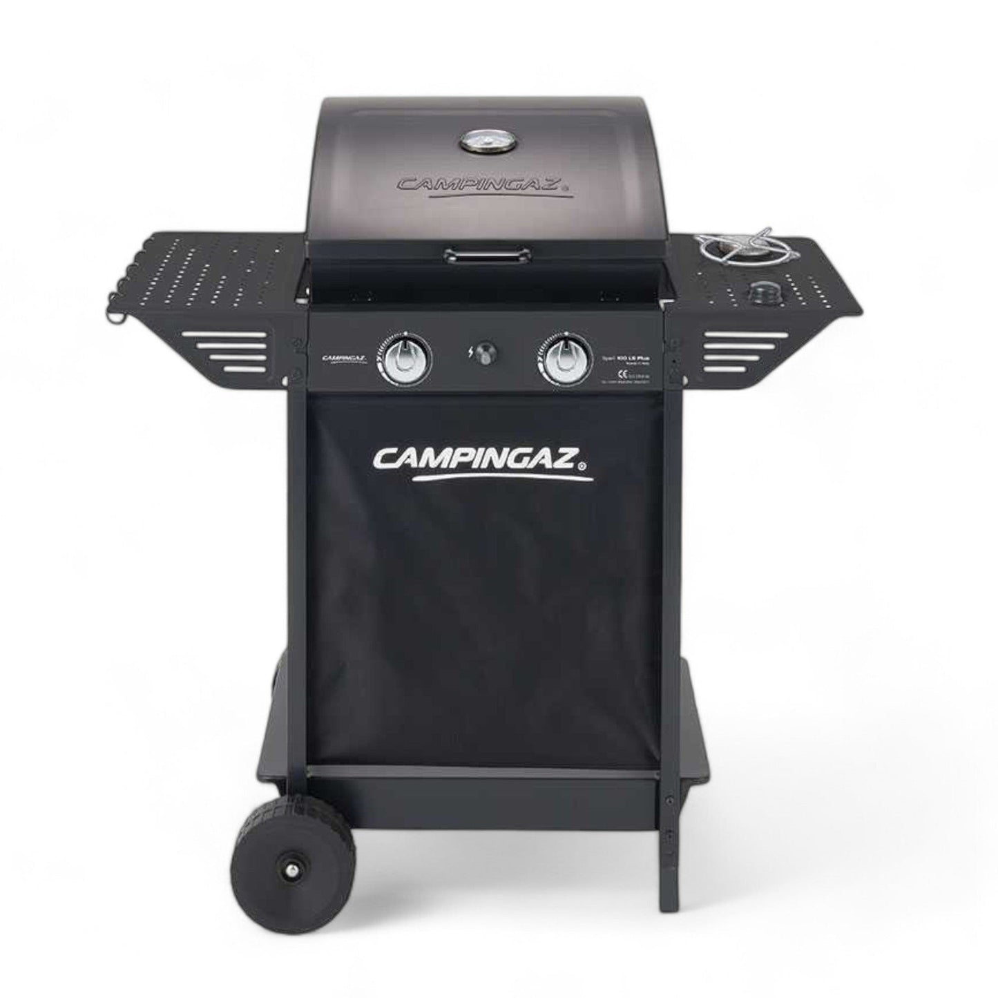 Barbecue a gas 2 bruciatori 9.2Kw acciaio con fornello laterale XPERT 100 LS PLUS