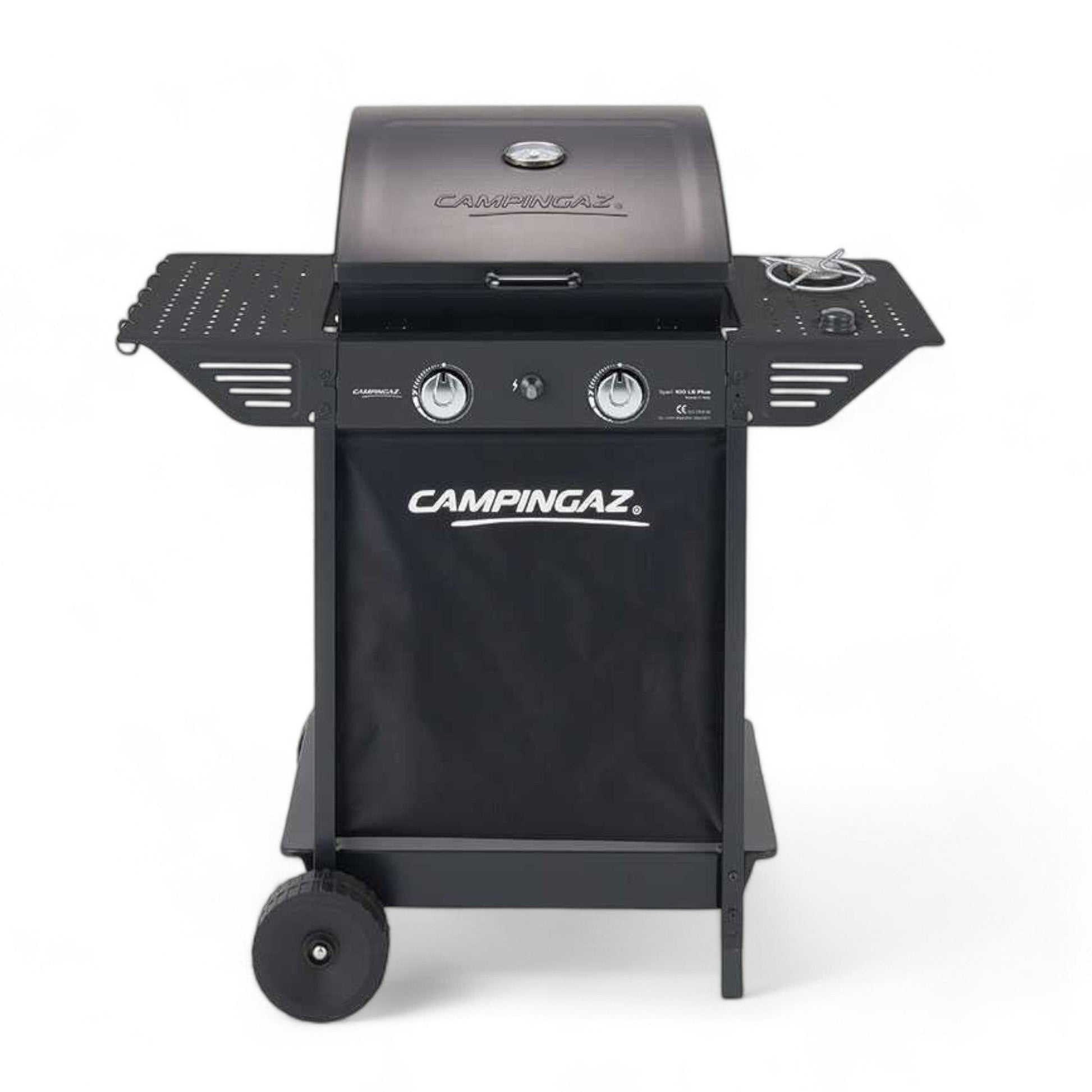Barbecue a gas 2 bruciatori 9.2Kw acciaio con fornello laterale XPERT 100 LS PLUS