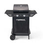 Barbecue a gas 2 bruciatori 9.2Kw acciaio con fornello laterale XPERT 100 LS PLUS