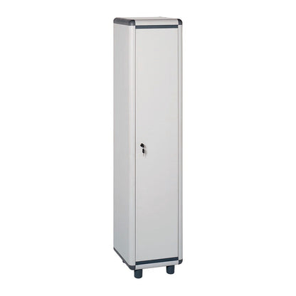 Armadio spogliatoio GAROFALO in resina grigio/grigio L 39 x H 175 x P 40 cm 1 anta per interno ed esterno riparato