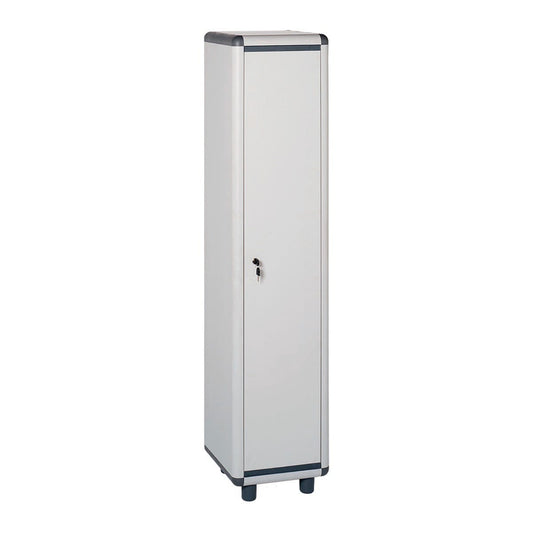 Armadio spogliatoio GAROFALO in resina grigio/grigio L 39 x H 175 x P 40 cm 1 anta per interno ed esterno riparato