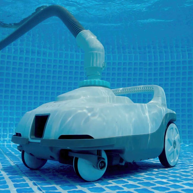 Intex 28006EX - Robot Pulitore Automatico ZX100 per Piscine Fuori Terra, per Pompe Filtro Flusso 6056-13248 L/h