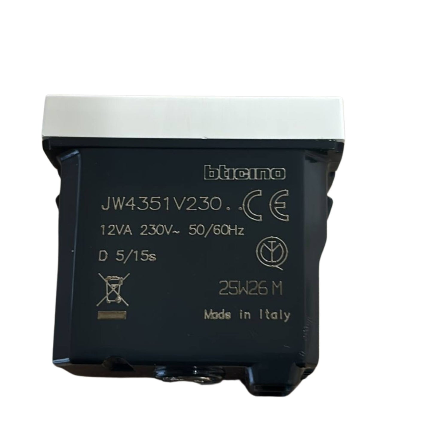 Suoneria 230V BTicino MatixGO bianco JW4351V230