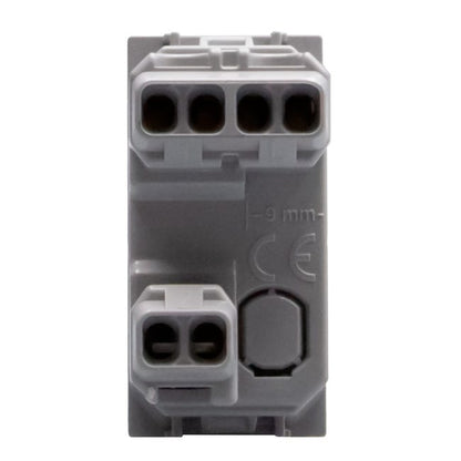 Pulsante doppio interbloccato per tapparelle Bticino MatixGO bianco JW4037N