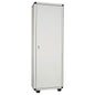 Armadio spogliatoio Easy A GAROFALO in resina grigio/grigio L 59 x H 175 x P 39 cm 1 anta per interno ed esterno riparato