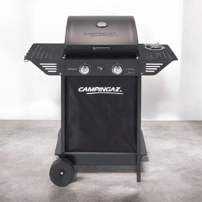Barbecue a gas 2 bruciatori 9.2Kw acciaio con fornello laterale XPERT 100 LS PLUS