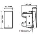 Invertitore basculante Bticino MatixGO 1P 10AX 1 modulo bianco JW4004