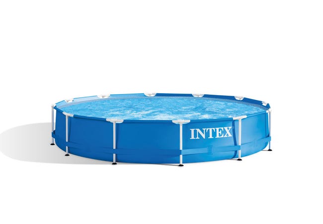 Intex 28212GN Piscina con telaio di metallo 366 x 76 cm