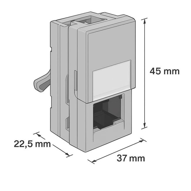 Presa BTicino RJ45 UTP cat5E Bianco JW4279C5E