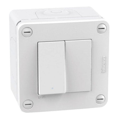 Interruttore basculante Bticino MatixGO 1P 10AX 1 modulo bianco JW4001