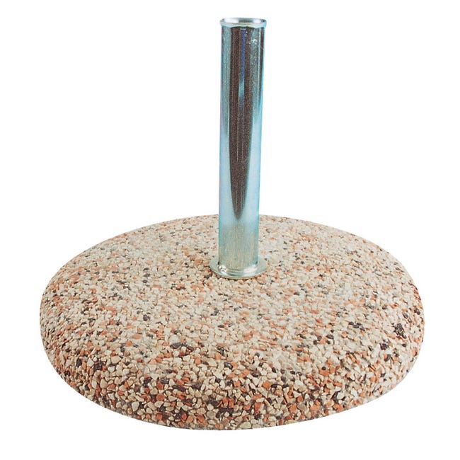 Base x ombrellone in cemento kg.35 tubo mm.50