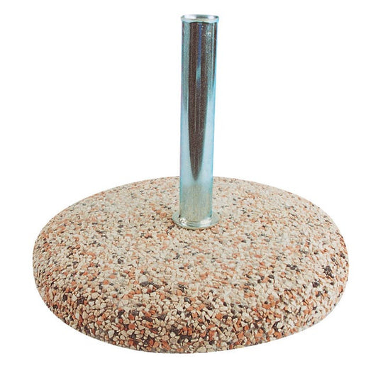 Base x ombrellone in cemento kg.35 tubo mm.50