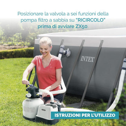 Intex 28007EX - Robot Pulitore Automatico ZX50 per Piscine Fuori Terra, per Pompe Filtro da 3400-5600 L/h