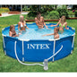 Intex 28212GN Piscina con telaio di metallo 366 x 76 cm