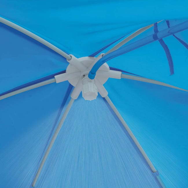 Intex 28209NP – Piscina Metal Frame Rotonda con Parasole e Spruzzo, 183x38 cm