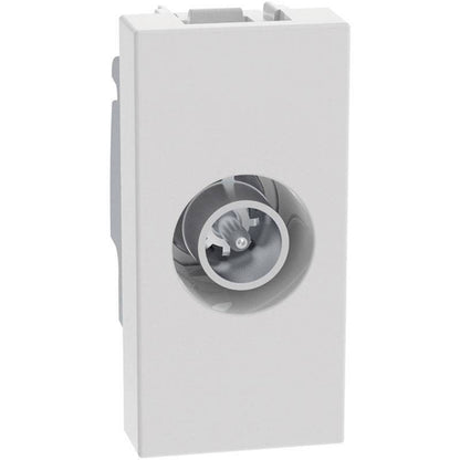 Presa TV coassiale passante terminale Bticino MatixGO 1 modulo bianco JW4202P10
