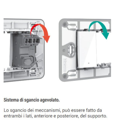 Supporto BTicino MatixGO 4 moduli J4704