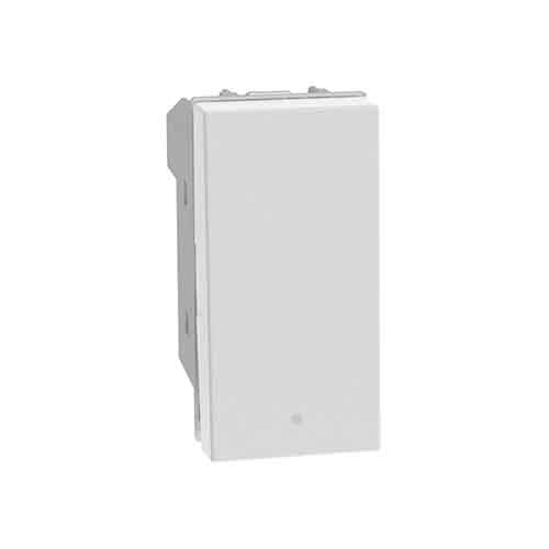 Interruttore basculante Bticino MatixGO 1P 10AX 1 modulo bianco JW4001