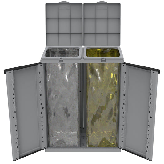 Pattumiera 2 ante cm.68x39x89h ecoline2 terry